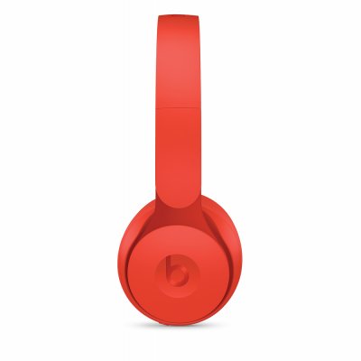 apple solo pro wireless tradlos hörlurar horlurar headset siri red röd rod matt