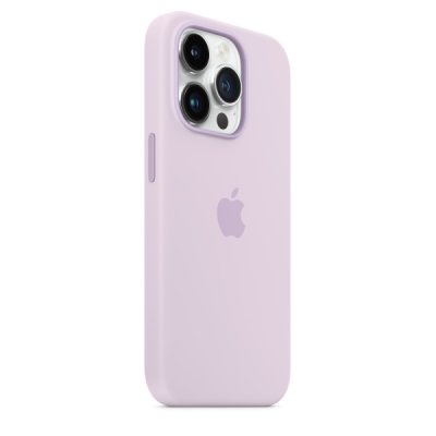 Apple iPhone 14 Pro MagSafe Silikonskal Syrenblå