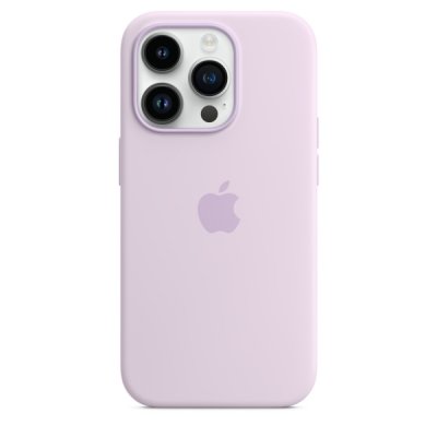 Apple iPhone 14 Pro MagSafe Silikonskal Syrenblå