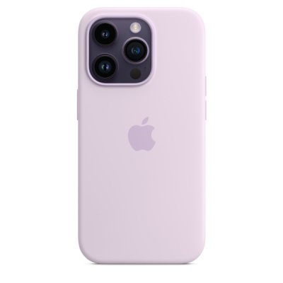 Apple iPhone 14 Pro MagSafe Silikonskal Syrenblå
