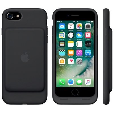 Apple iPhone 7 Smart Batteriskal - Svart