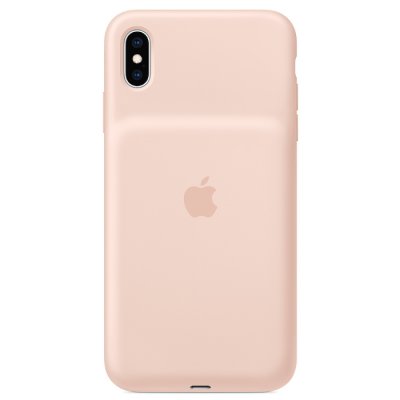 iphone xs max rosa sand batteri skal