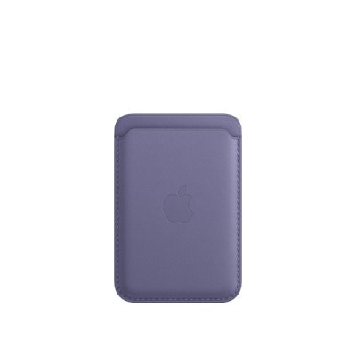Apple Original Läderplånbok med MagSafe - Wisteria Blue - Regnblå