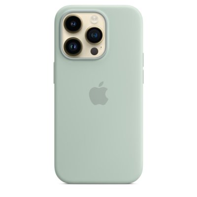 Apple Silikonskal med MagSafe till iPhone 14 Pro Suckulent