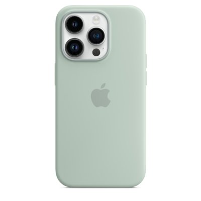 Apple Silikonskal med MagSafe till iPhone 14 Pro Suckulent