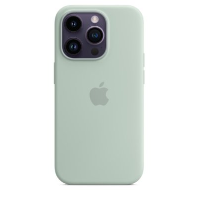 Apple Silikonskal med MagSafe till iPhone 14 Pro Suckulent