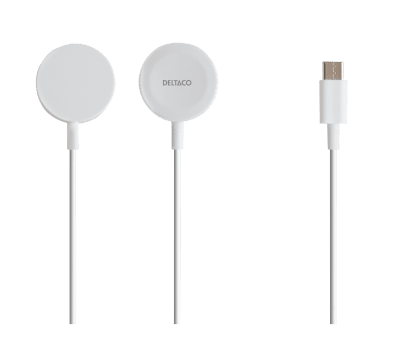 Apple Watch Trådlös laddare USB-C 1m kabel - Vit