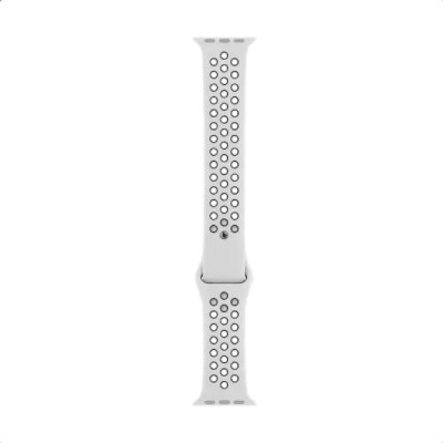 Apple 44 mm Nike Sport Armband Original Platina/Svart