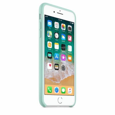 Apple_Silikonskal_till_iPhone 8 Plus _ 7 Plus - Marine Green