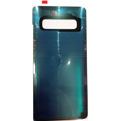 baksida samsung galaxy s10 svart backcover batterilucka med adhesive tejp reservdel