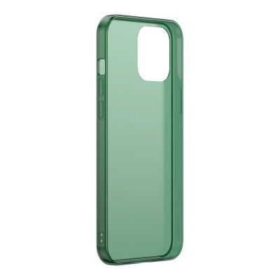 iphone 12 pro skal baseus skydd frost grön green frosted