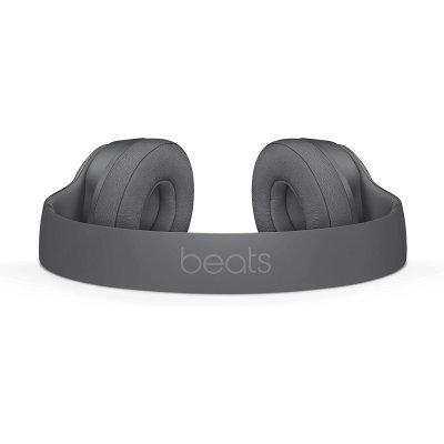 Beats Solo 3 Wireless on-ear hörlurar på örat headphones grå asfalt gray asphalt