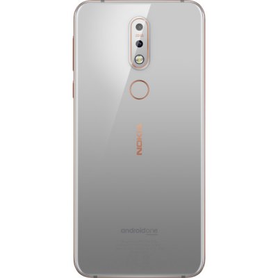 begagnad hmd global nokia 7.1 smartphone 64 gb grade a stål