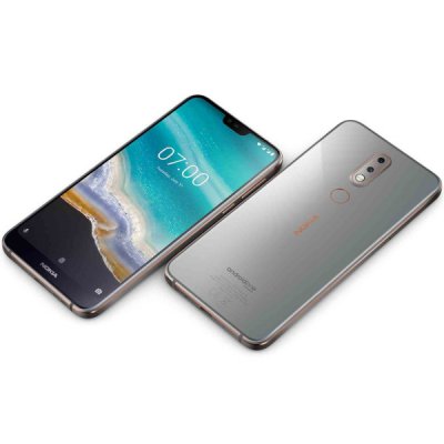 begagnad hmd global nokia 7.1 smartphone 64 gb grade a stål