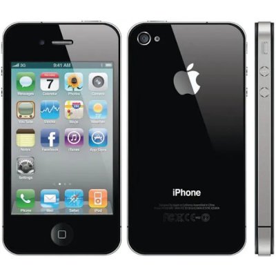 Begagnad Apple iPhone 4 16GB olåst svart