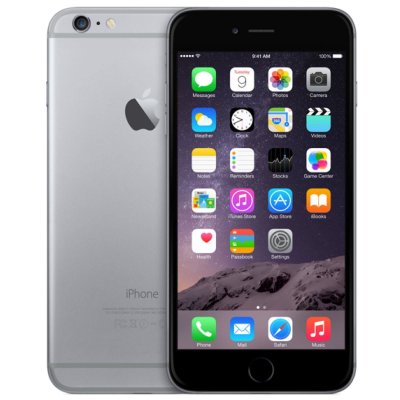 Begagnad iPhone 6 32GB Svart olåst mobil i bra skick.
