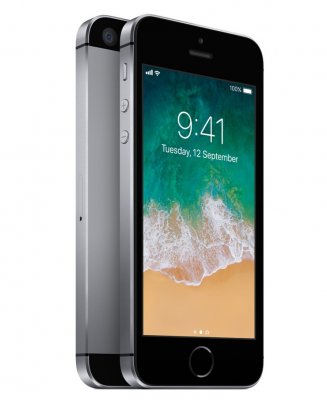 Begagnad iPhone SE 64GB Rymdgrå Olåst i toppskick Klass A - Teknikhouse