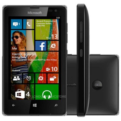 begagnad microsoft lumia 532 8gb grade b bra skick svart