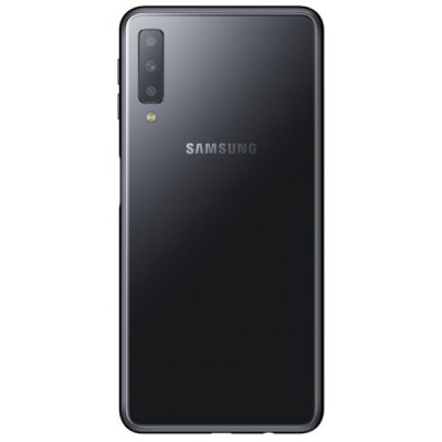 begagnad samsung galaxy a7 2018 64gb grade b bra skick svart