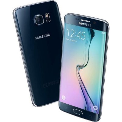 begagnad samsung galaxy s6 edge sm-g925f 32gb grade b i bra skick svart