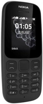 NOKIA 105 Dual sim - Svart