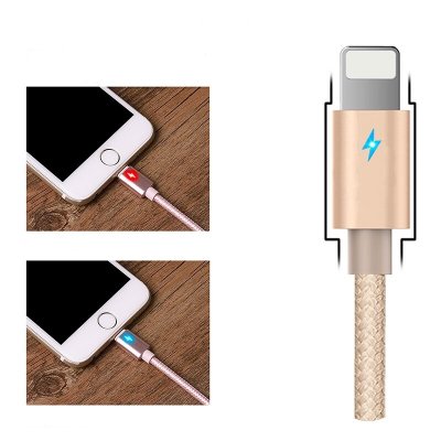 lightning indikator led lampa apple iphone ipad kabel laddkontakt