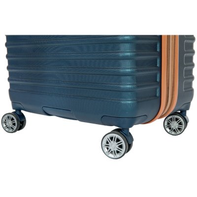 cavalet pasadena large dark blue tan reseväska