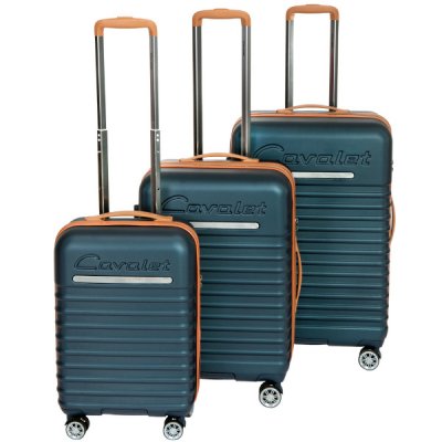 cavalet pasadena large dark blue tan reseväska