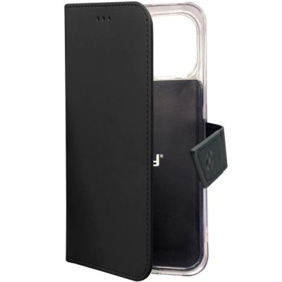 Celly iPhone 14 Pro Plånboksfodral Wallet fodral - Svart