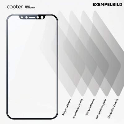 copter skärmskydd exoglass härdat glas skydd iphone 5 5s 5c se