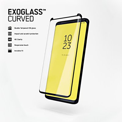 copter skärmskydd exoglass härdat glas skydd samsung galaxy s8+ s8 plus