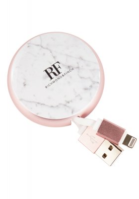 Richmond & Finch Cable Winder För Iphone & Ipad - White Marble