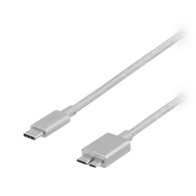usb-c typ micro-b kabel tyg 1 meter