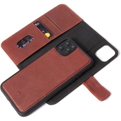 Decoded Full Grain Leather Detachable Wallet för iPhone 11 Pro Max Brun