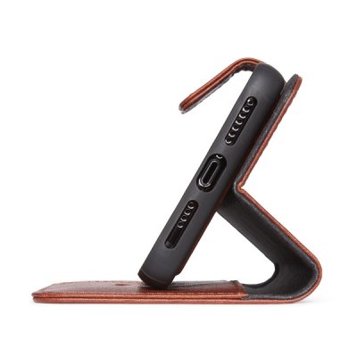Decoded Full Grain Leather Detachable Wallet för iPhone 11 Pro Max Brun