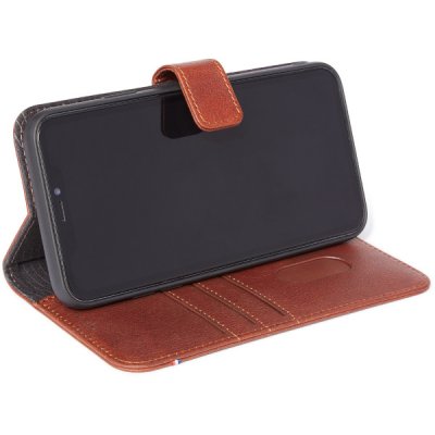 Decoded Full Grain Leather Detachable Wallet för iPhone 11 Pro Max Brun