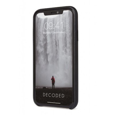 Decoded Läderskal för iPhone 11 Pro Max 6.5 Svart