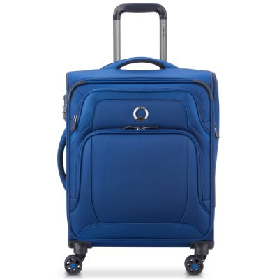 delsey paris optimax lite cabin slim 55 blue resväska