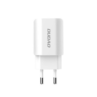 Dudao A2EU Adapter 12Watt 2.4A 2x USB-A Laddare Vit