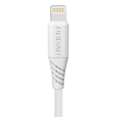 Dudao L2L USB-A till Lightning kabel 2 Meter Vit