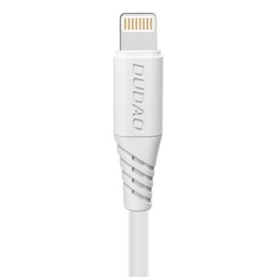 Dudao L2l USB-A till Lightning kabel 5A Vit