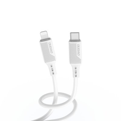 Dudao L2l USB-A till Lightning kabel 5A Vit