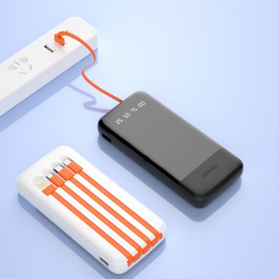 Dudao K6Pro Universal Powerbank 10000mAh USB-A/Type-C/Lightning - Vit