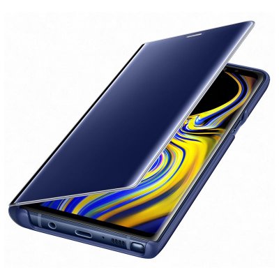 Samsung Galaxy Note 9 Clear View Standing - blå