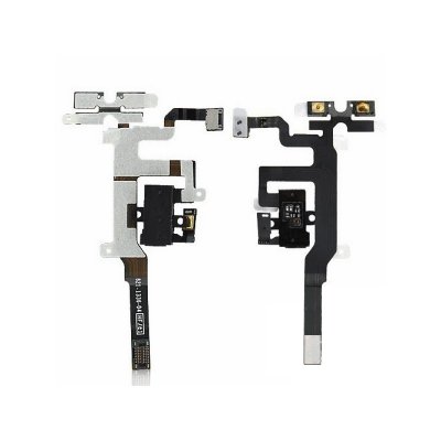 iphone 4s svart horlursuttag ljud aux flex