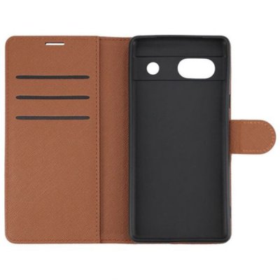 Google Pixel 7A Plånboksfodral med Stativ Brun