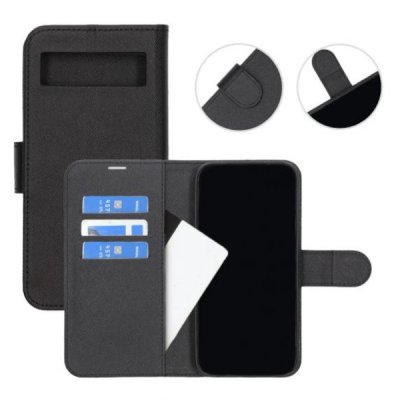 Google Pixel 8A Plånboksfodral med Stativ Svart