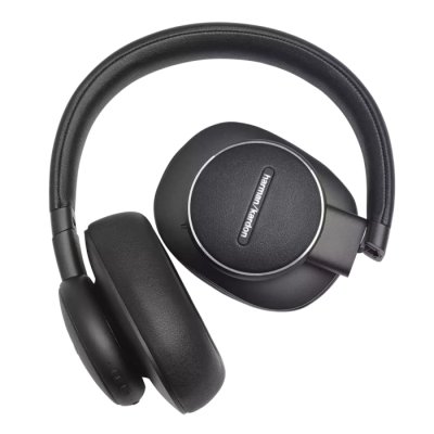 harman kardon fly anc svart black vikbara trådlösa hörlurar over-ear wireless bluetooth