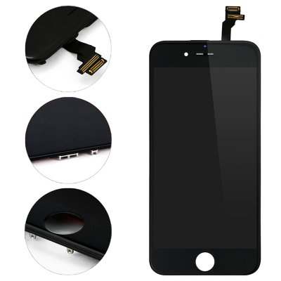 iPhone 6 Plus skärm lcd glas - Svart