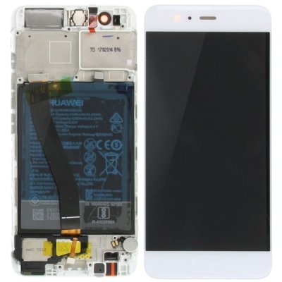 huawei p10 originalskärm vit